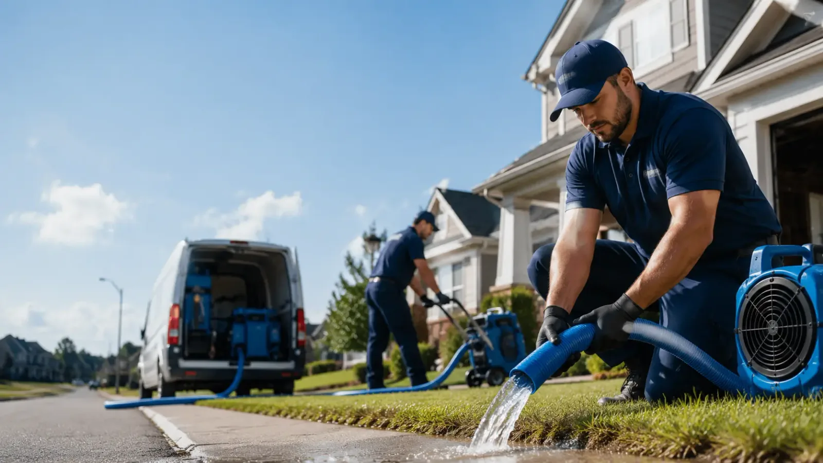 Flood Damage Restoration in Wood, PA
